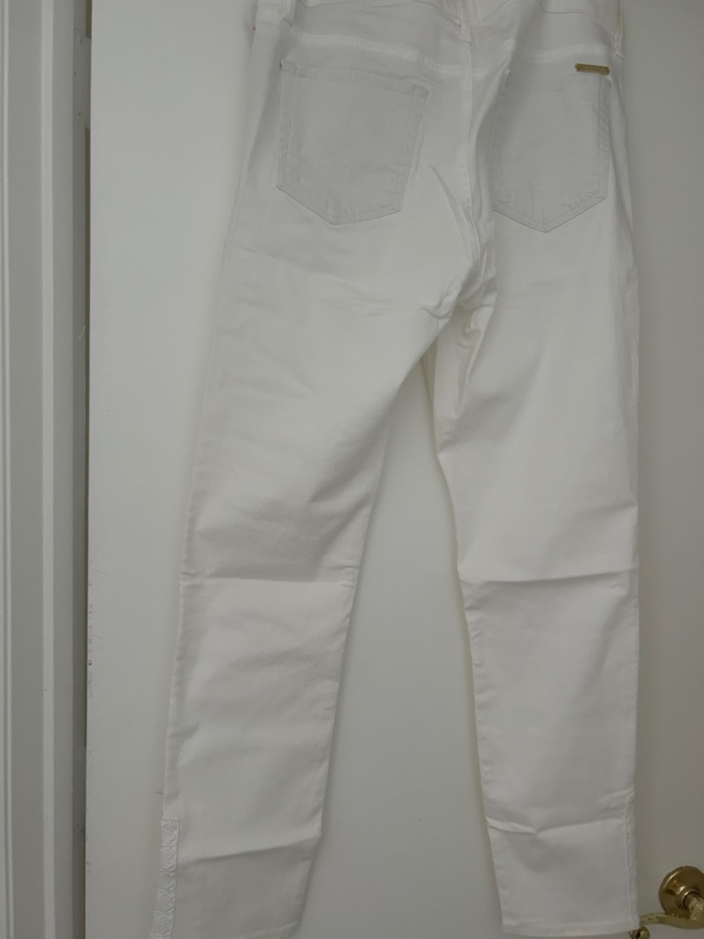 Lilly Pulitzer South Ocean White High-Rise Women's Jeans NWT -Size 12 - Picture 5 of 11